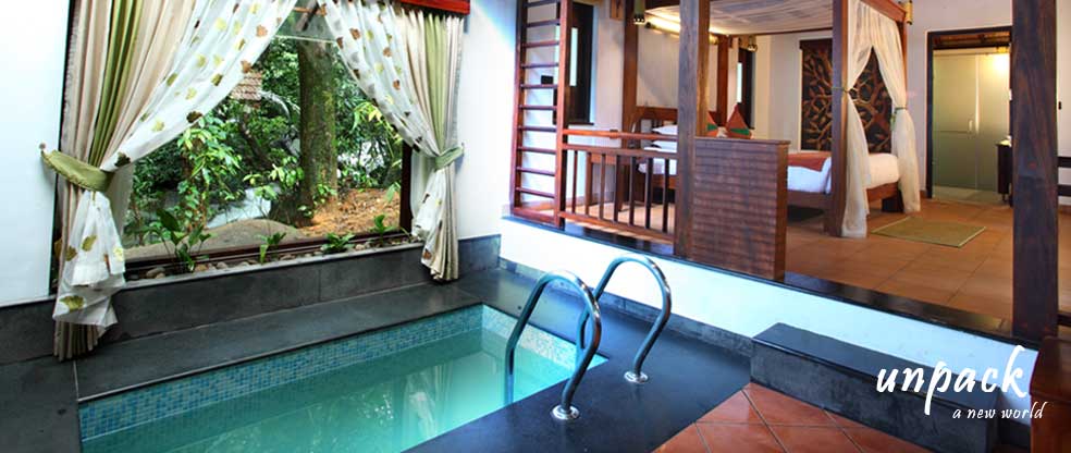 pool villa at vythiri wayanad